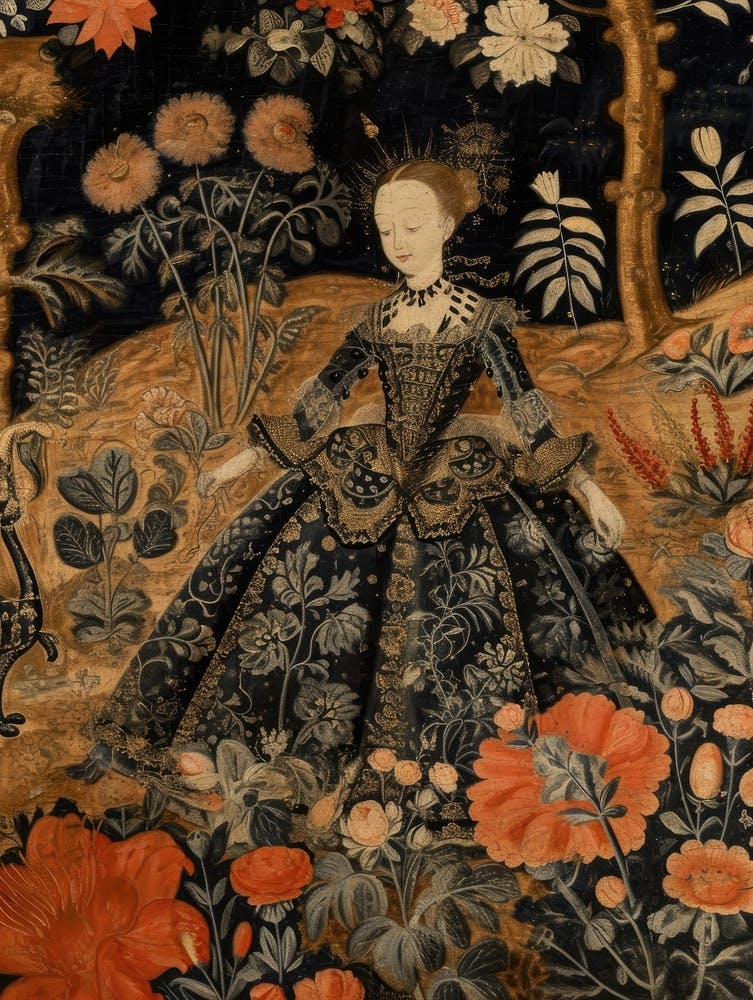 Lady In The Garden