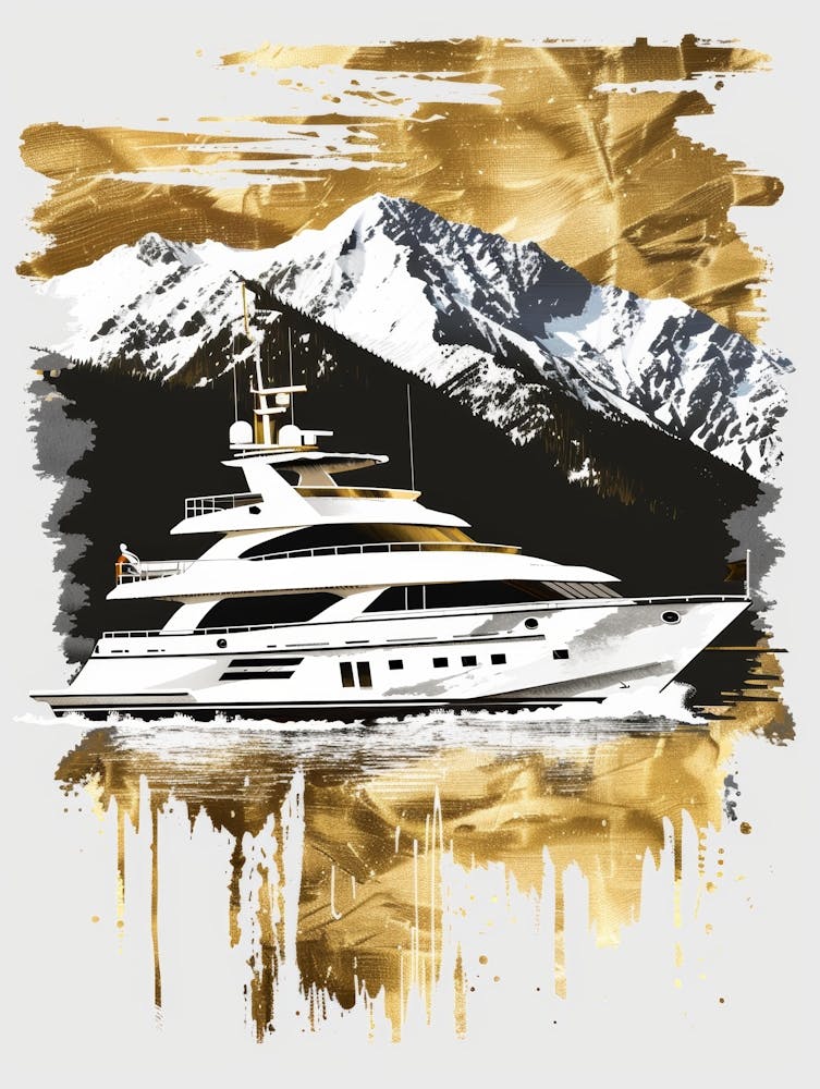 Yacht In The Mountains