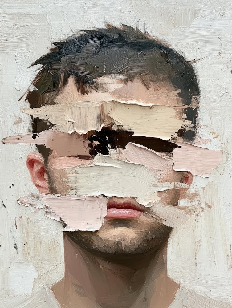 Man With His Face Covered