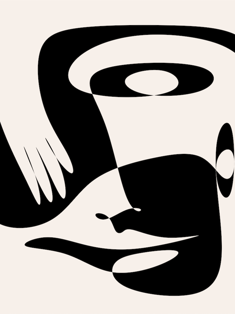 Cubism Abstract face 1