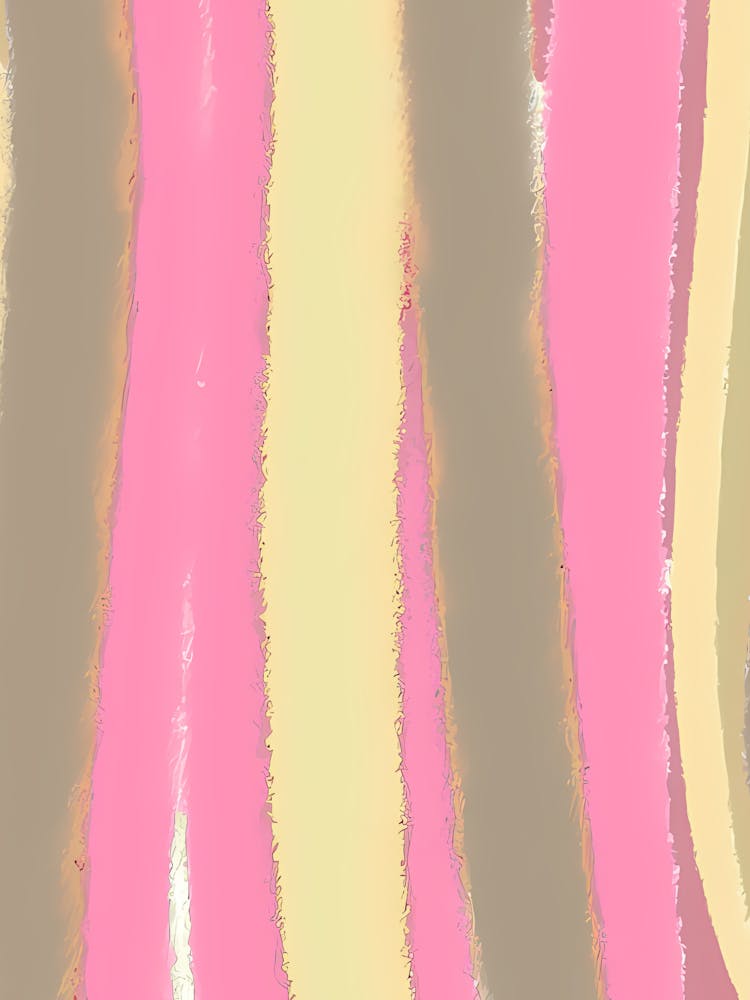 Pink And Beige Stripes