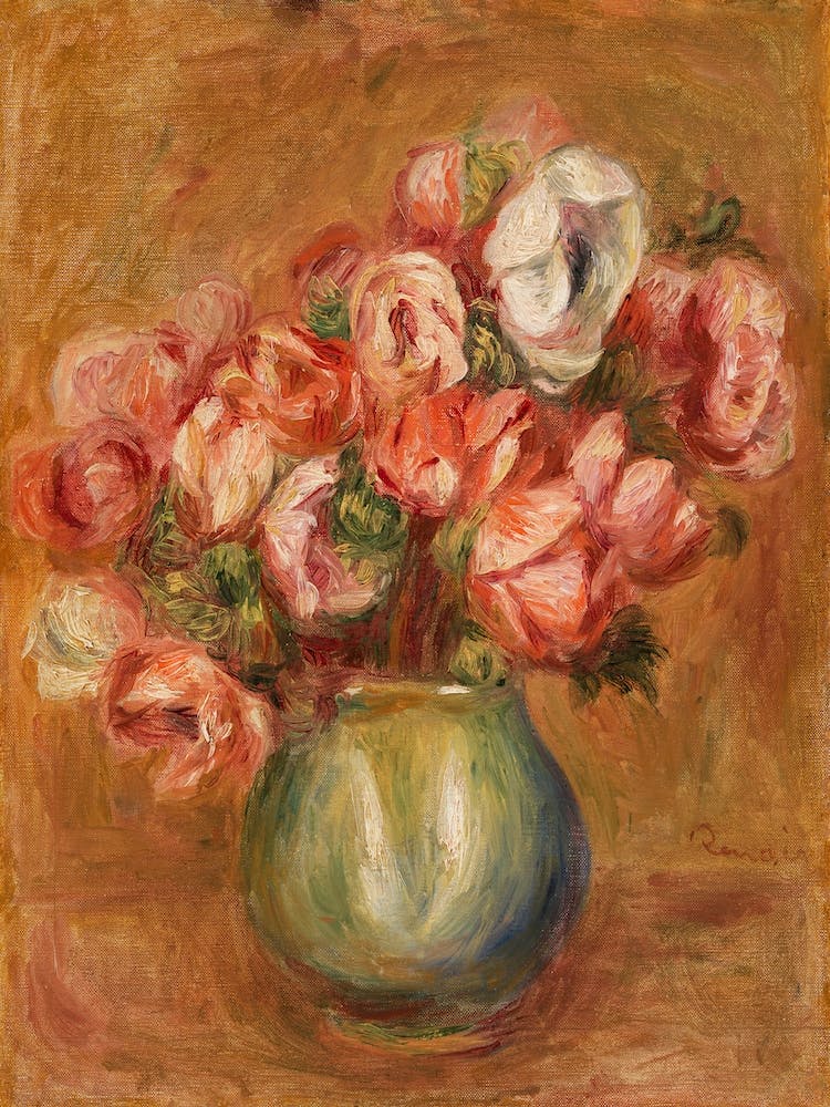 Anemones (1907), Pierre Auguste Renoir
