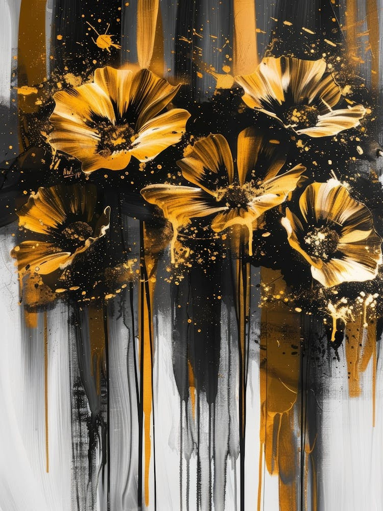 Gold Flowers
