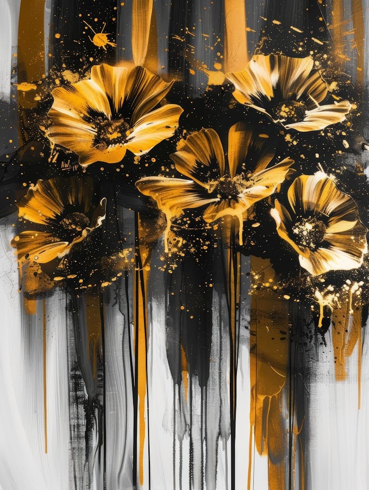 Gold Flowers
