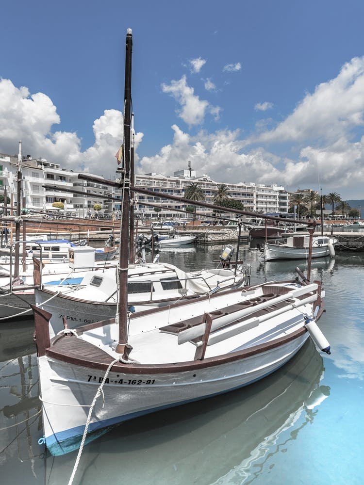 Boats At The Marina Sa Coma Mallorca
