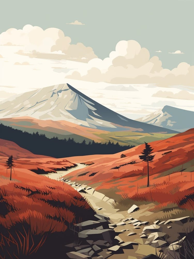 The West Highland Line Scotland 13 Hiking Trail Landscape