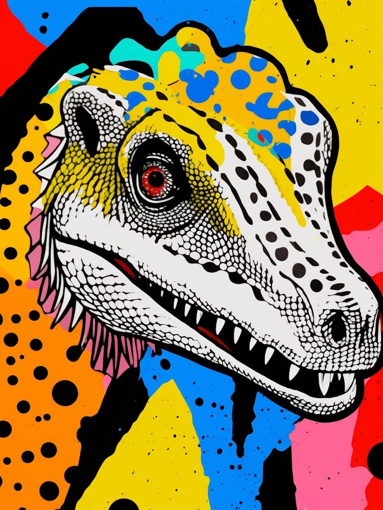 Pop Art Dinosaur 4