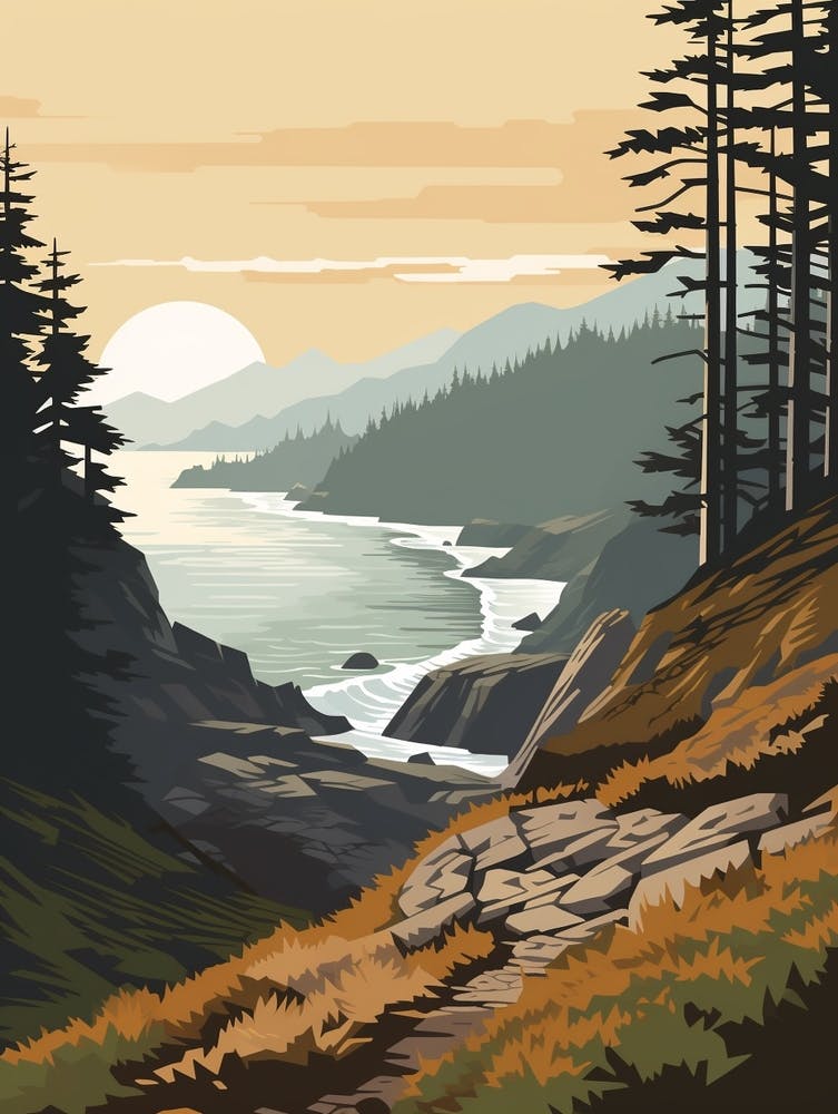 West Coast Trail Canada 3 Hiking Trail Landscape