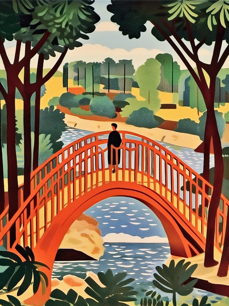 Iron Bridge England Colourful 3