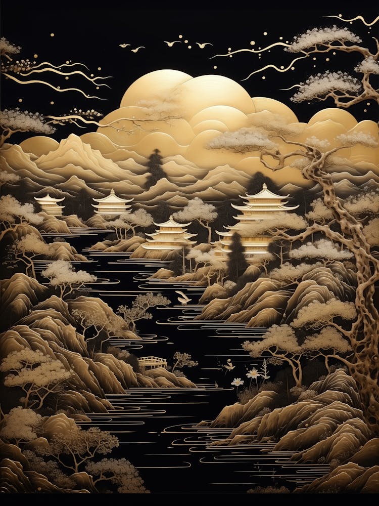 Asiatische Landschaft 71