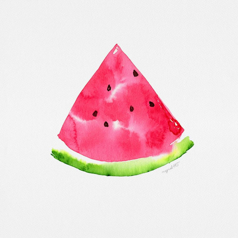 Watermelon Watercolor Artwork