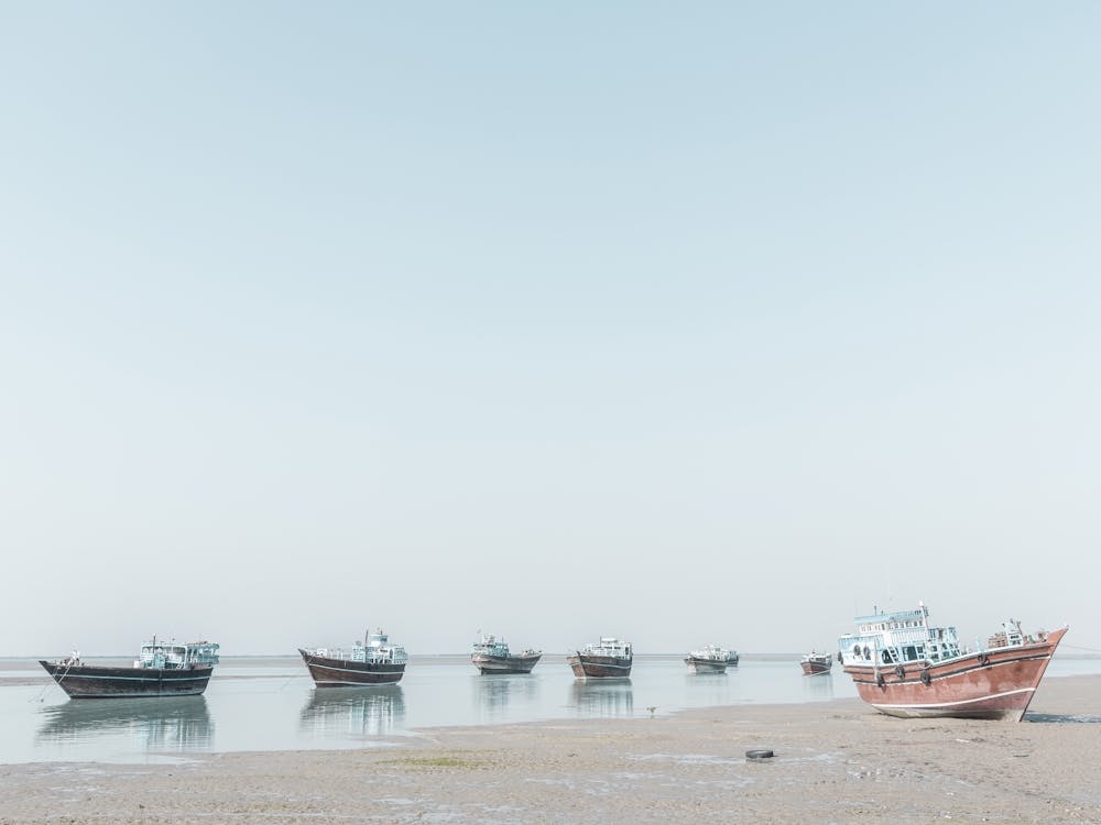 Fishing Boats On The Beach