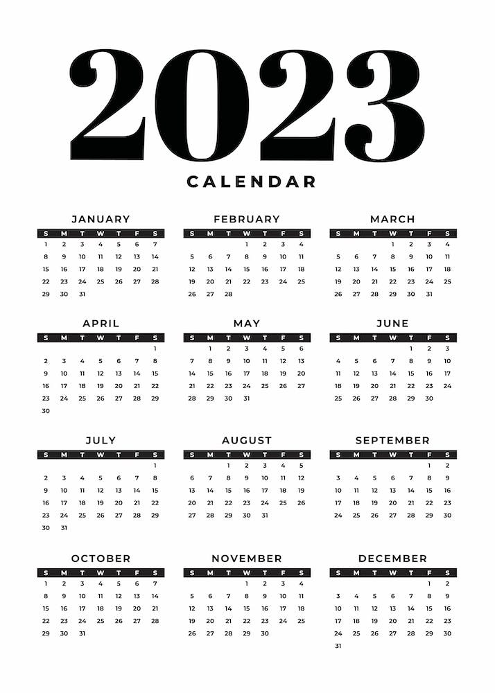 Calender 2023