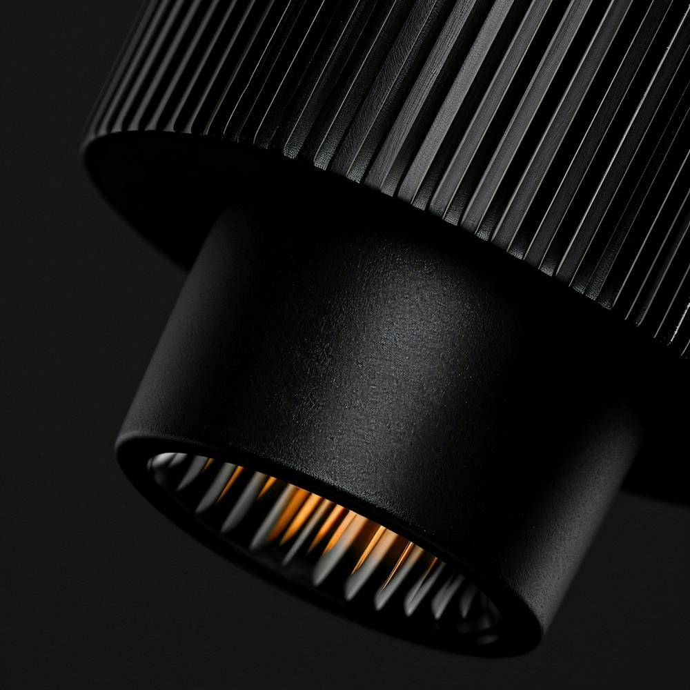 Close Up Of A Black Light Fixture