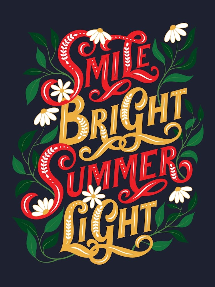 Smile Bright Summer Light Navy