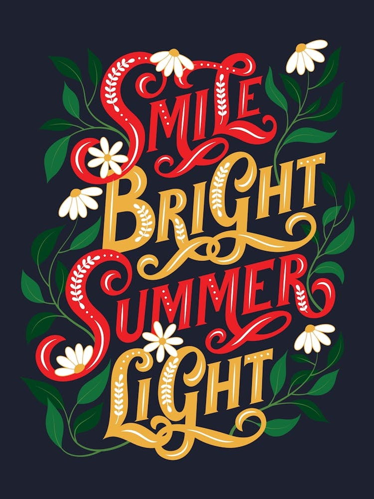 Smile Bright Summer Light Navy