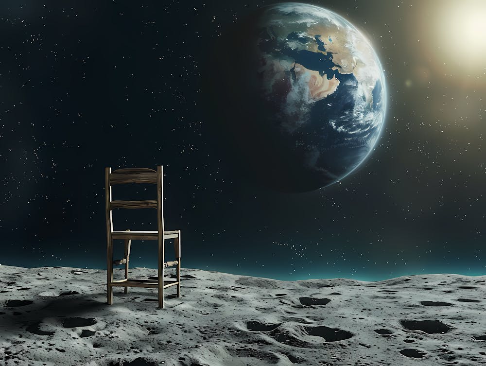 Chair On The Moon