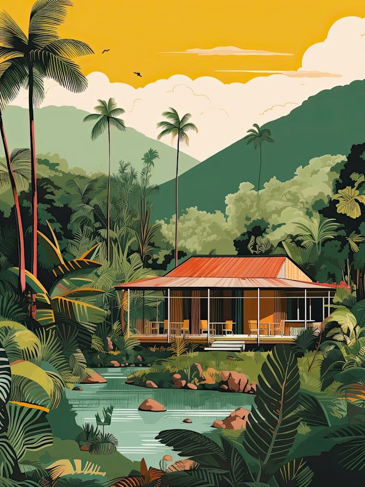 Seychelles, Illustration Graphique 3