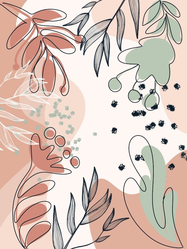Abstract Floral Pattern 8