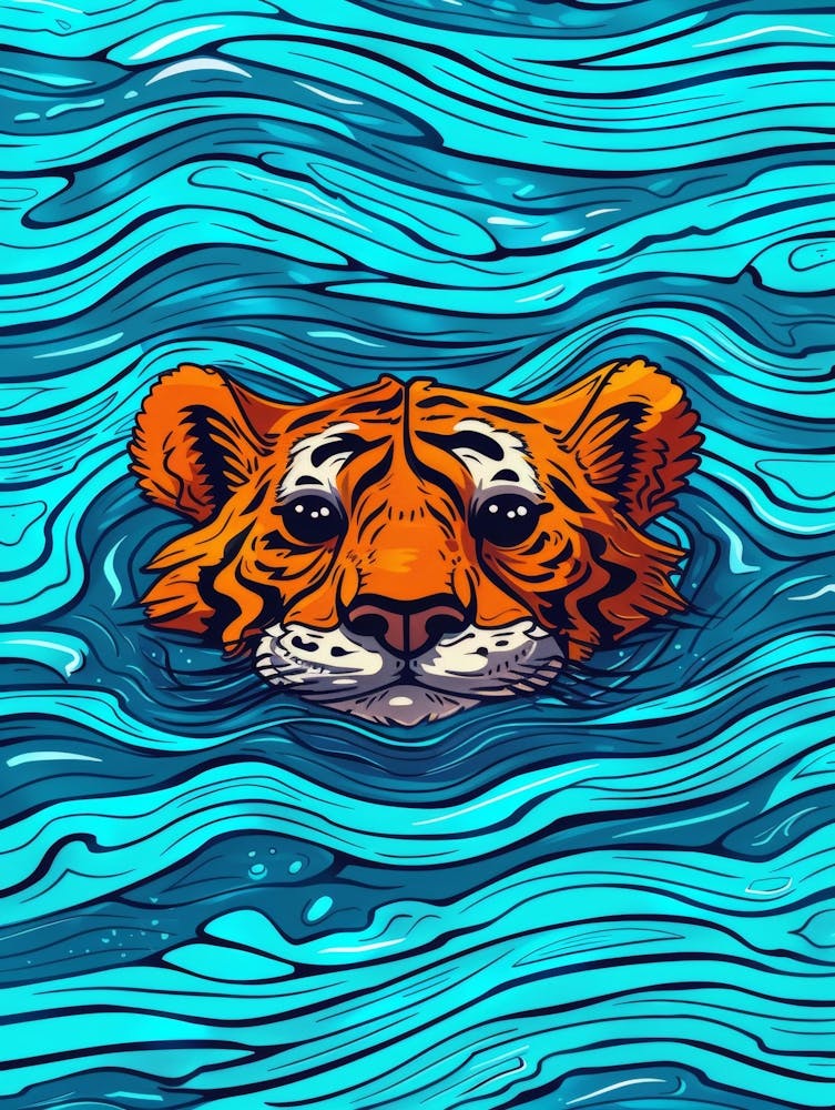Tiger In The Water 7