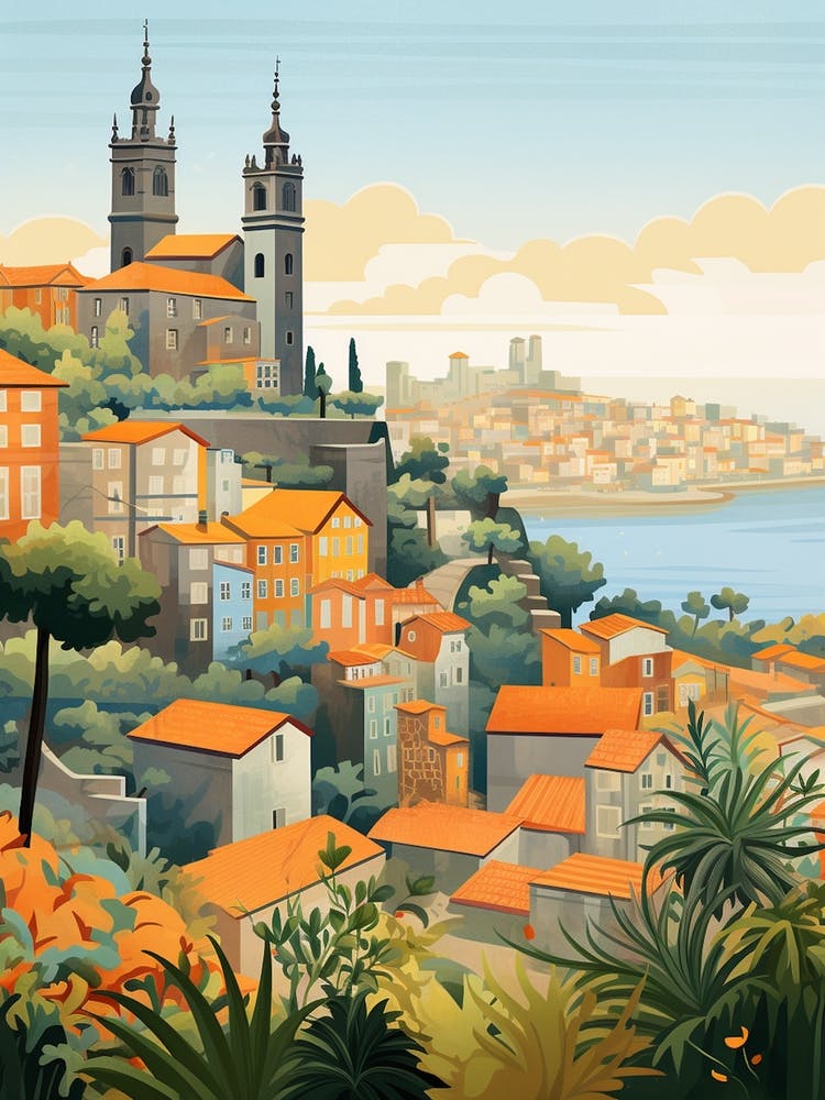 Porto, Portugal 3 Illustration