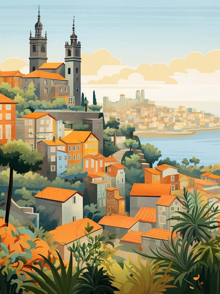 Porto Portugal 3 Illustration