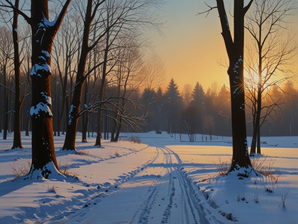 Winterlandschaft Kunst