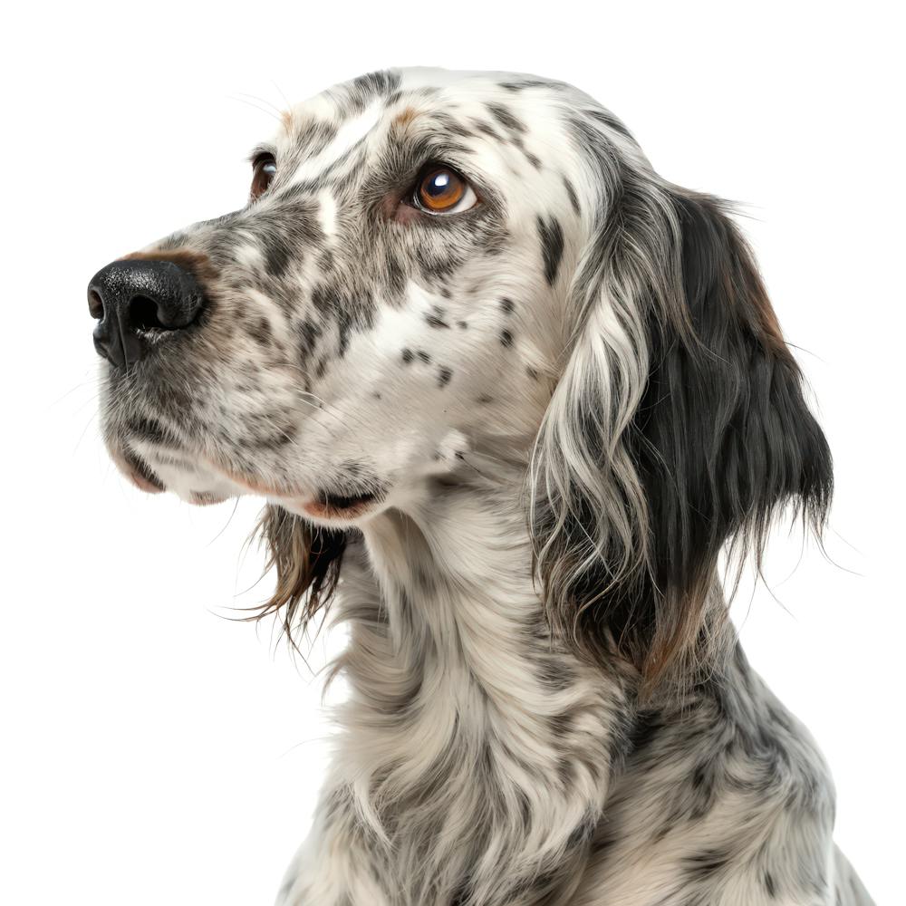 English Setter Dog Portrait
