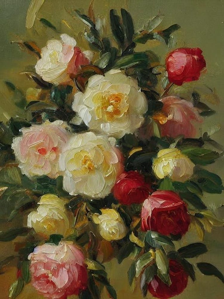 Camellia Painting 4 Flower