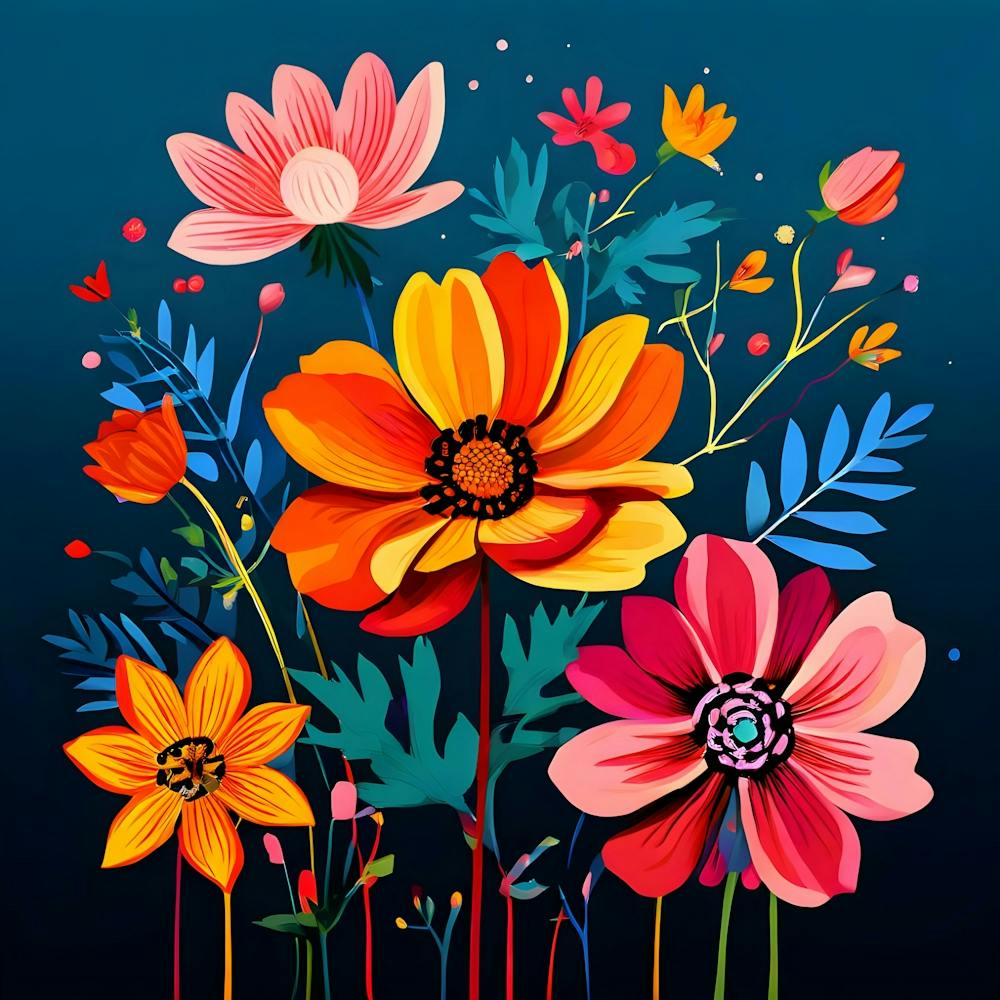 Colorful Flowers 13