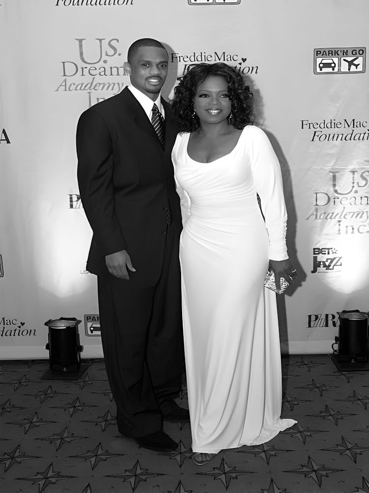 Juan Dixon And Oprah Winfrey