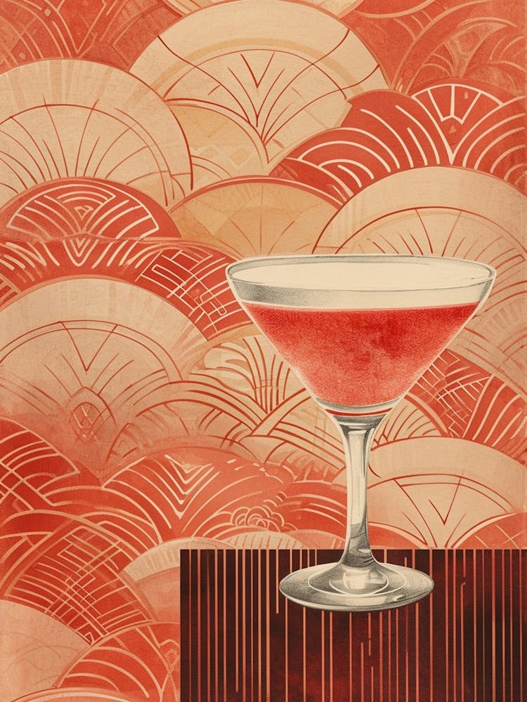 Art Deco Strawberry Daiquiri 2