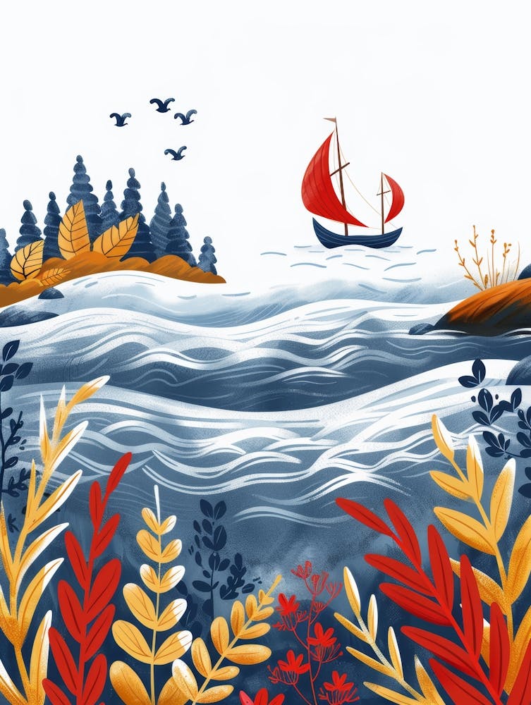 Watercolor Autumn Background