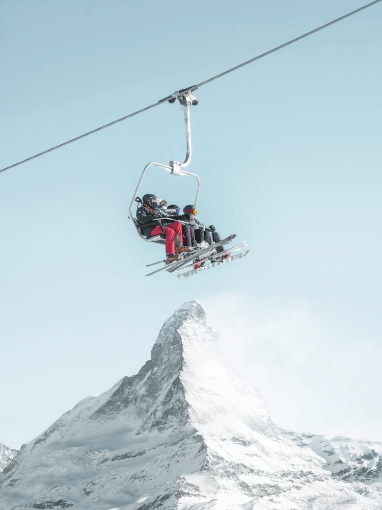 Ski Lift - Winter Landscape