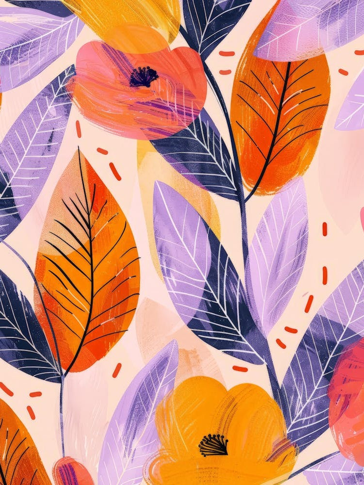 Abstract Floral Pattern 12