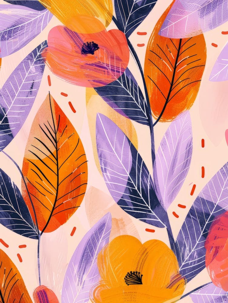 Abstract Floral Pattern 12