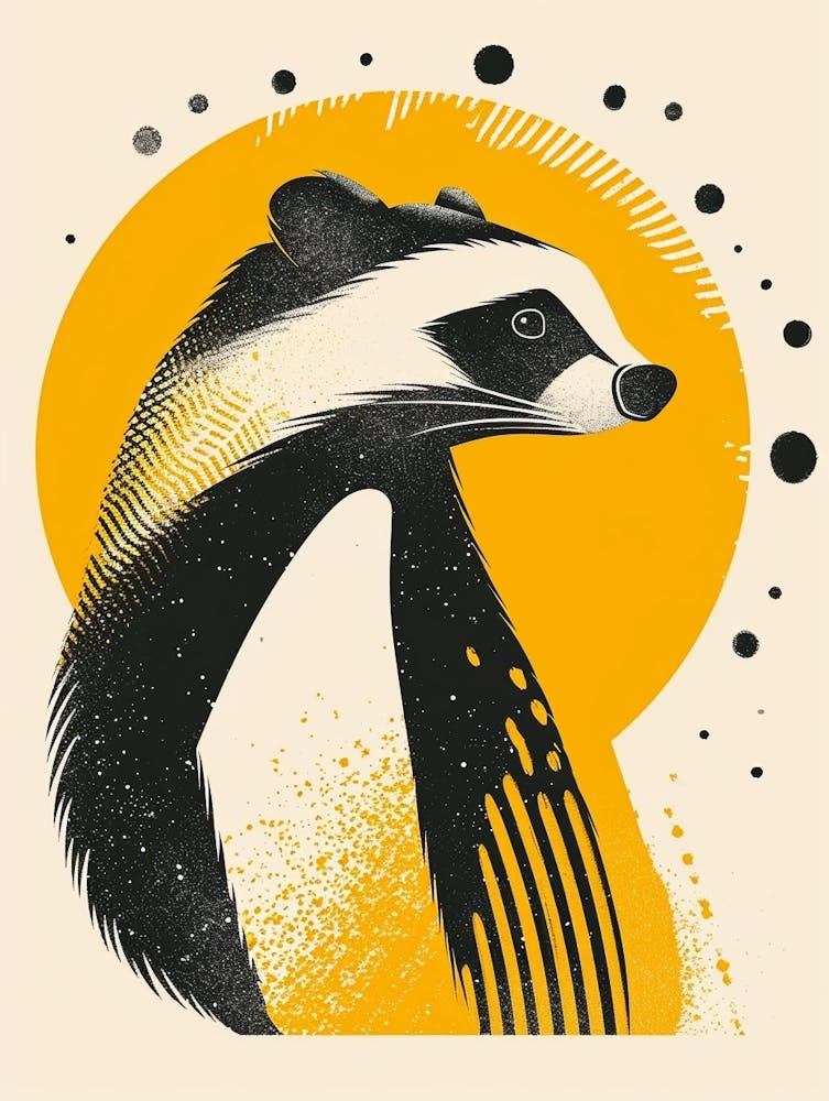 Yellow Badger 1