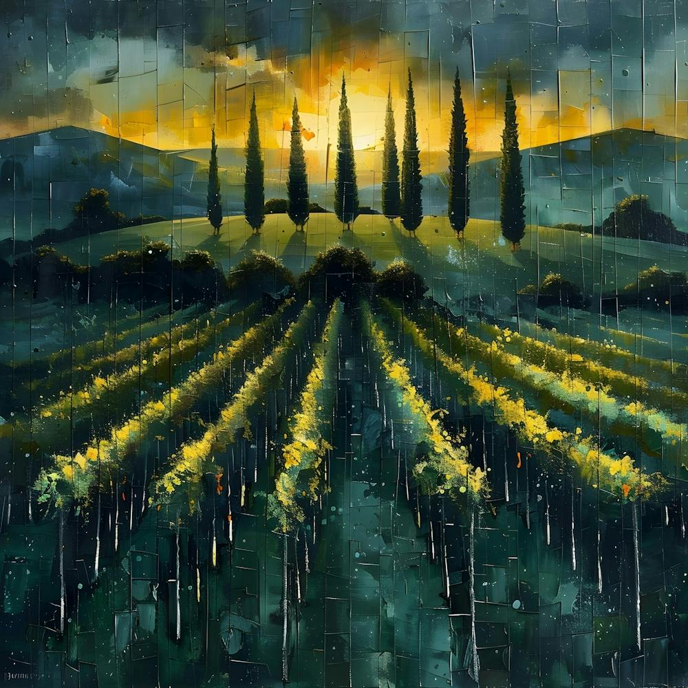 Sunset In Tuscany, Abstract Expressionism, Minimalism, and Neo-Dada