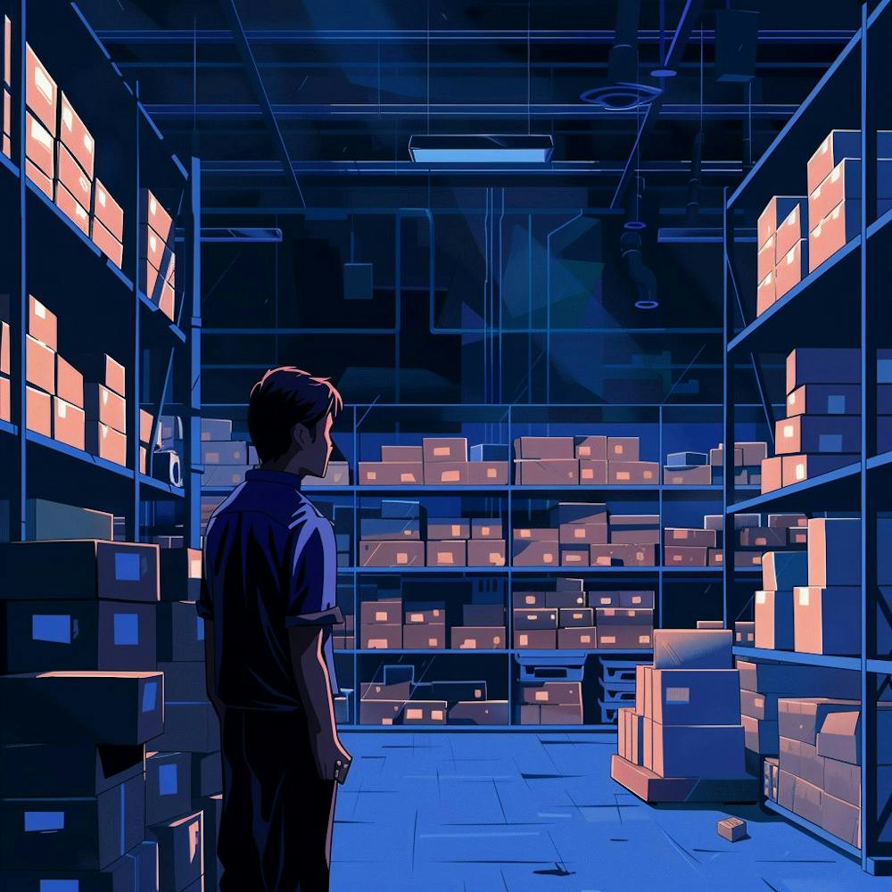 Man In A Warehouse 3