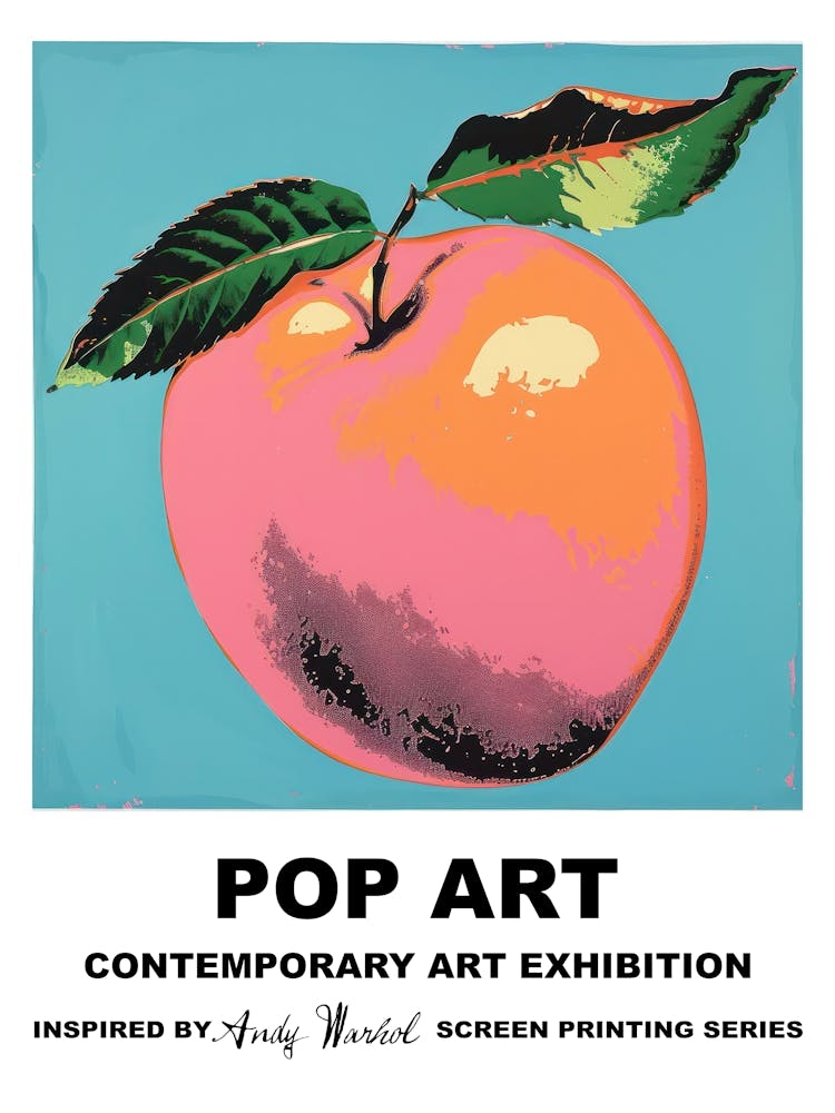 Poster Big Peach Pop Art 3