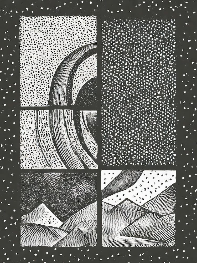 abstract pointillism