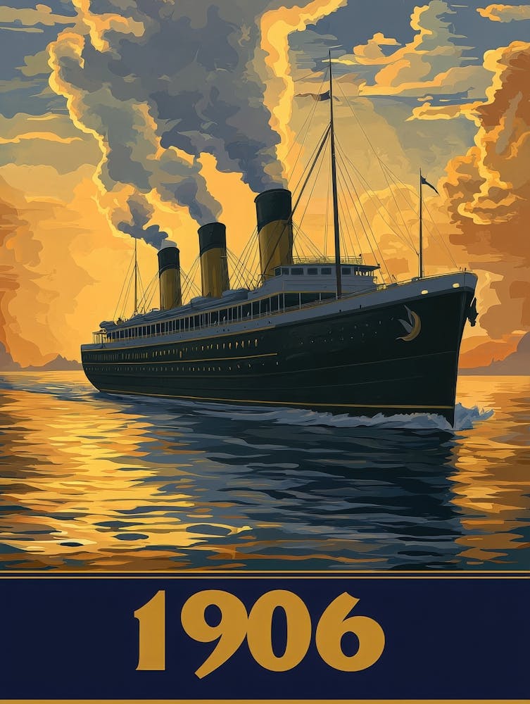 Aihrgdesign A Vintage Travel Poster Of A Luxury Steamship Sai A7a0ace0 Bce2 48b0 80f3 39a4c821d832 0