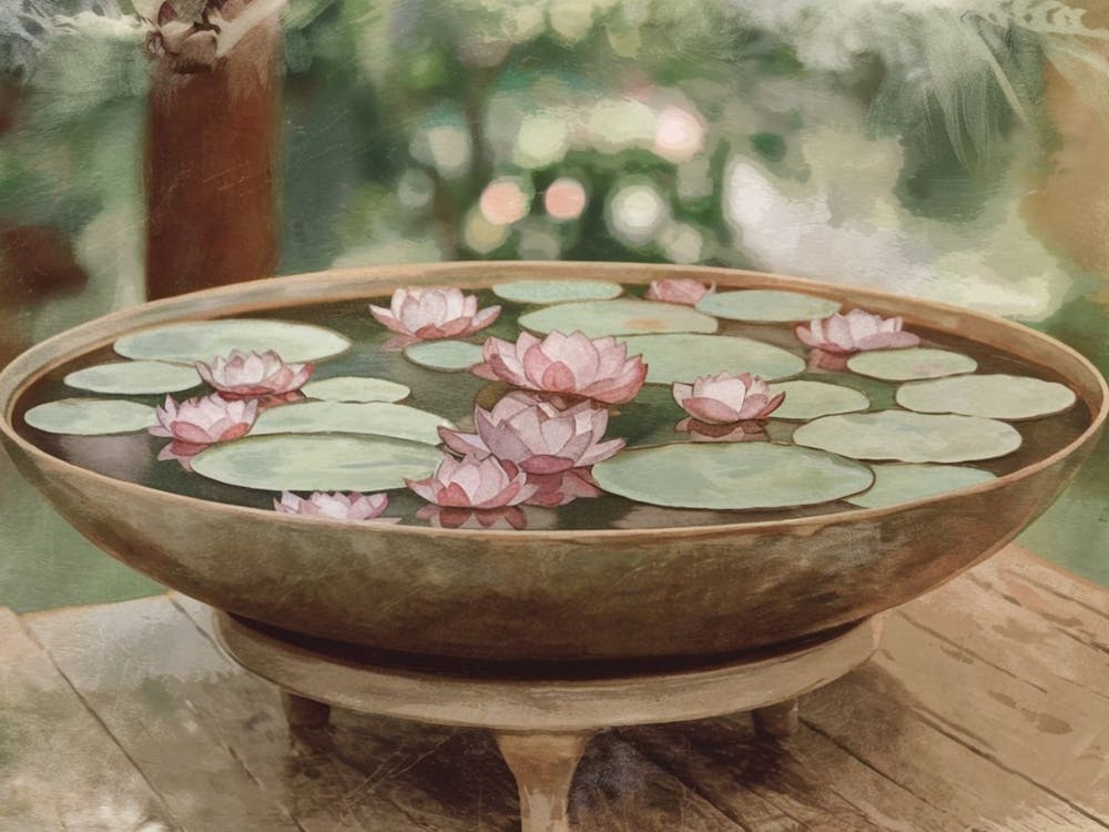 Water Lily Bowl 1