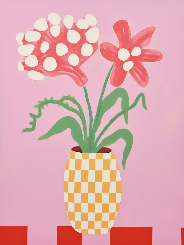 Freesias Flower Vase 3