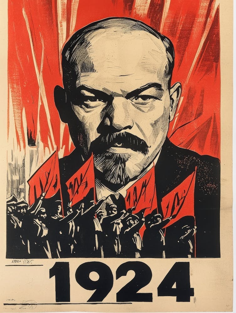 Aihrgdesign A Vintage Propaganda Poster Marking The Death Of 7