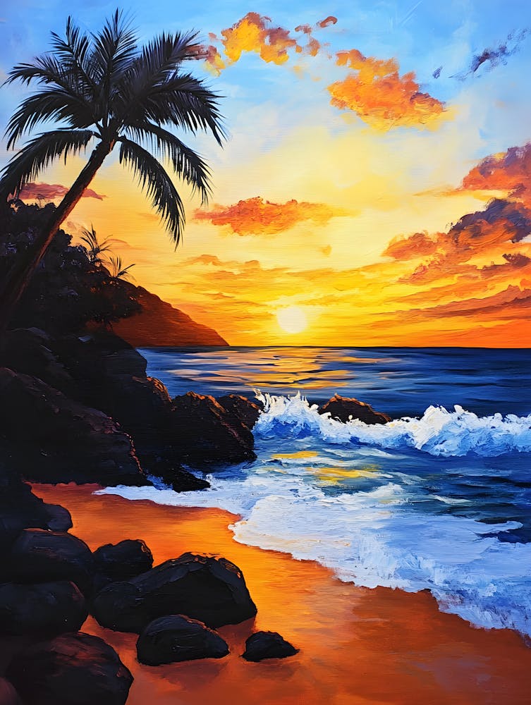 Sunset At The Beach 17