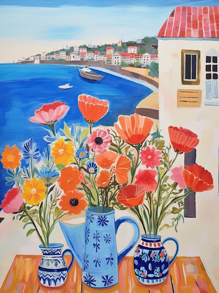 Flowers By The Sea 1