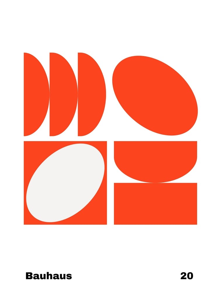 Geometric Bauhaus Poster 20