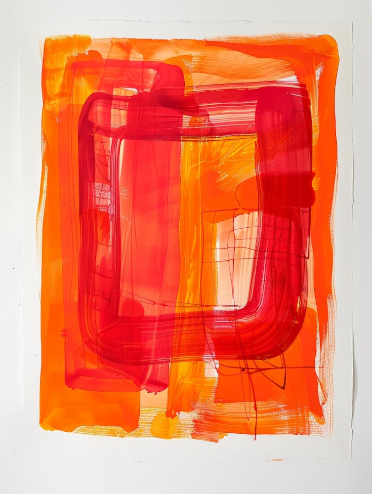 Orange Square 1