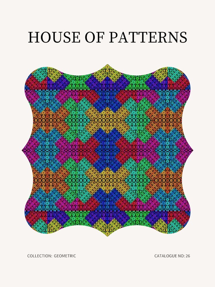 Geometrisches Muster Poster 26
